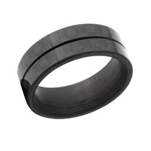 Carbon Fiber Custom Ring with Comfort Fit,USA made, 8mm width:8F1CG-ACF