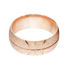 14k Rose Gold Basketball Ring - Men's Wedding Bands