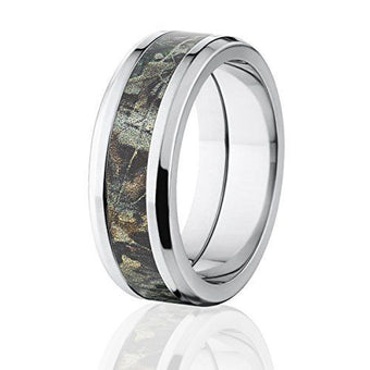 Realtree Advantage Timber Camo Rings, Titanium Band