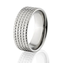 Custom Tire Tread Ring - Titanium Men's Rings & Bands