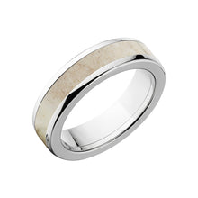 6mm Antler Ring - Men's Titanium Wedding Band