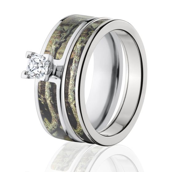 Mossy Oak Break Up Infinity Womens Camo Ring Set