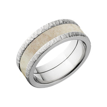 8mm Antler Titanium Wedding Band - Men's Rings