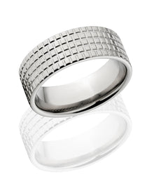 Custom Tire Tread Ring - Titanium Men's Rings & Bands