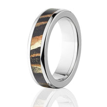 Mossy Oak Titanium Camo Rings, Shadow Grass Camo Wedding Bands