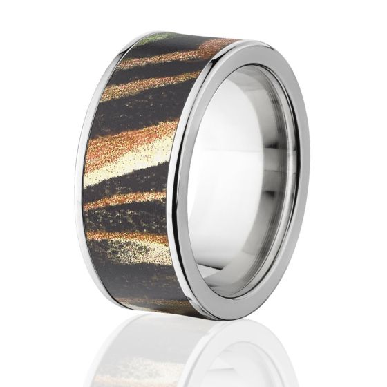 Mossy Oak Camo Rings, Men's Camouflage Wedding Bands