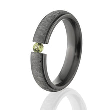 Tree Bark, Black Zirconium, 5mm Ring