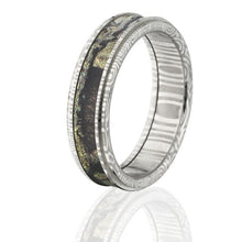 Break Up Infinity Camo Rings, Damascus Steel Camo Bands