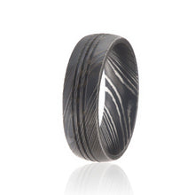 Men's Damascus Rings Premium Damascus Wedding Bands 7mm Wide Comfort Fit USA Made