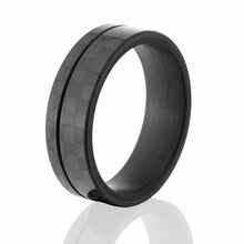 7mm Carbon Fiber Comfort Fit, Custom Ring:7F1GOC-ACF